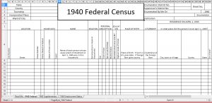 CensusTools: 1940 Federal Census Spreadsheet Download