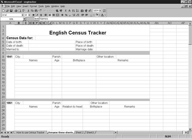 CensusTools England Census Tracker
