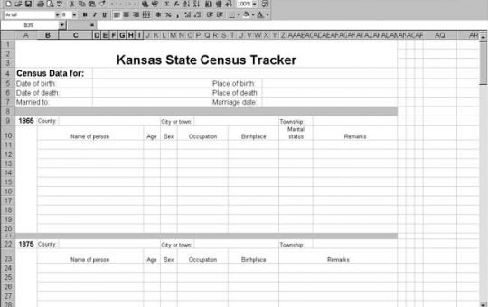 Kansas Census Tracker