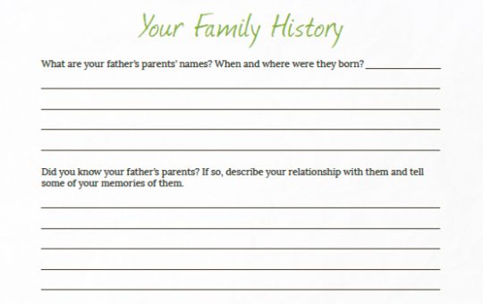 Your Story: Your Family History