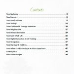 Your Story Table of Contents