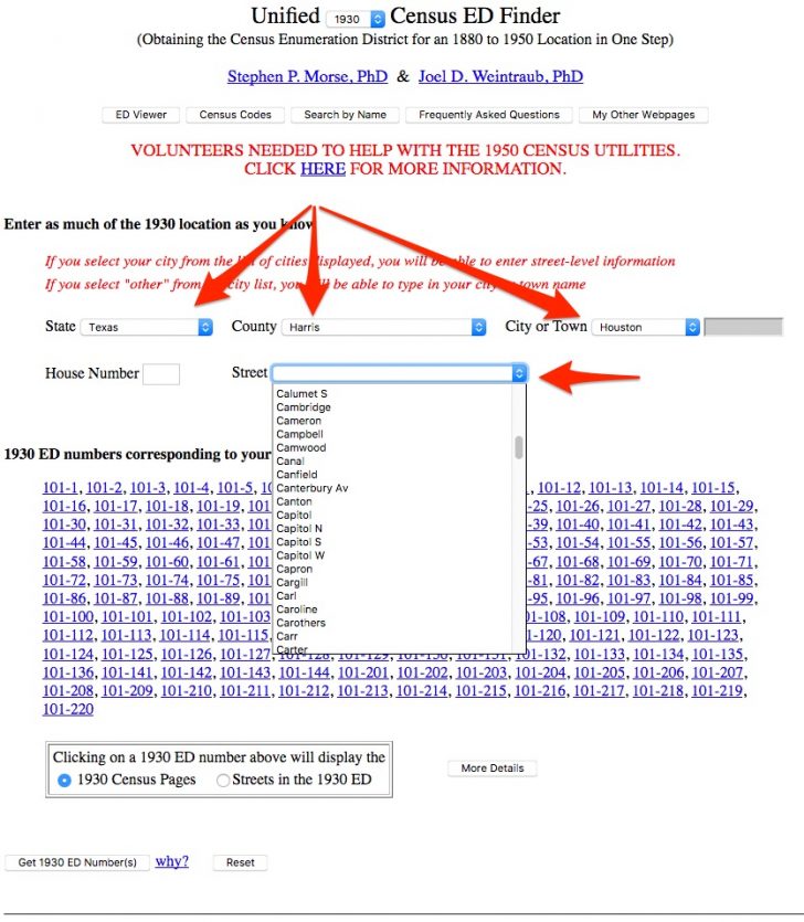 Unified Census ED Finder