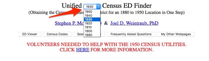 Unified Census ED Finder