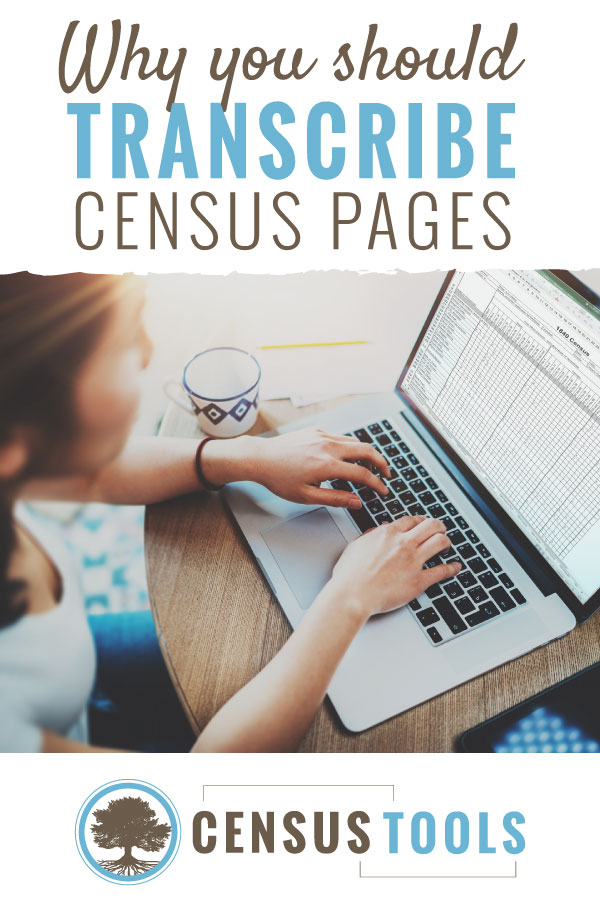 Why you should transcribe census records for genealogy